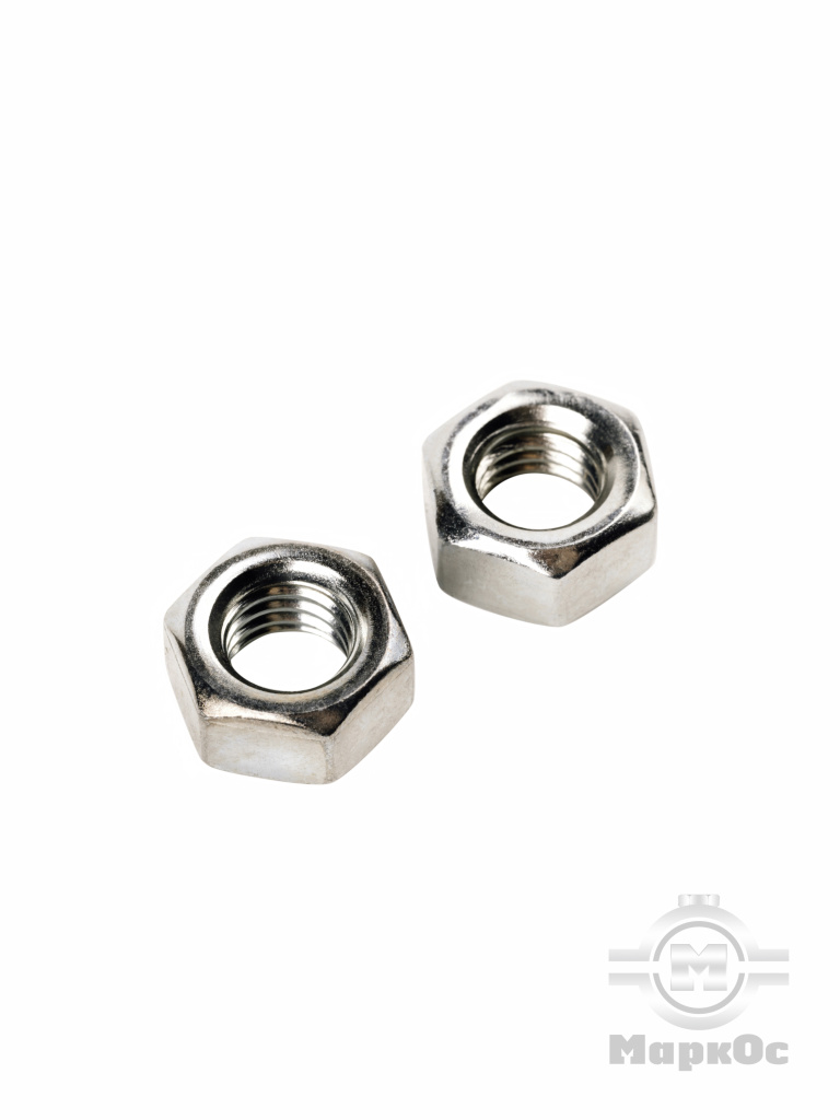 Гайка М10 (S17), цинк шестигранная Гост 5915-70, DIN934